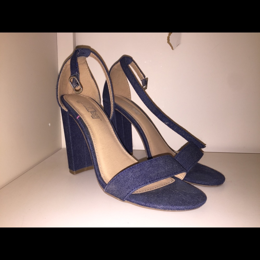 Denim Heels
